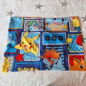 2021 Pokemon‎ Standard Pillow Sham Case Pikachu Charmander Squirtle (1)